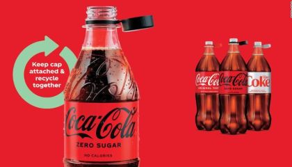 Nova garrafa da Coca-Cola tenta resolver o problema das tampas