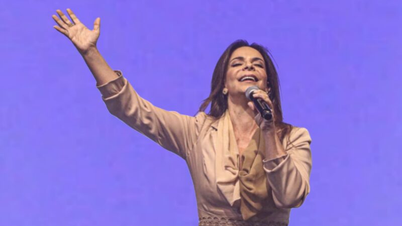 Sula Miranda grava DVD gospel no Rio