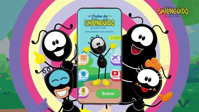 Editora Luz e Vida lança o Clube do Smilingüido com conteúdo interativo para as crianças