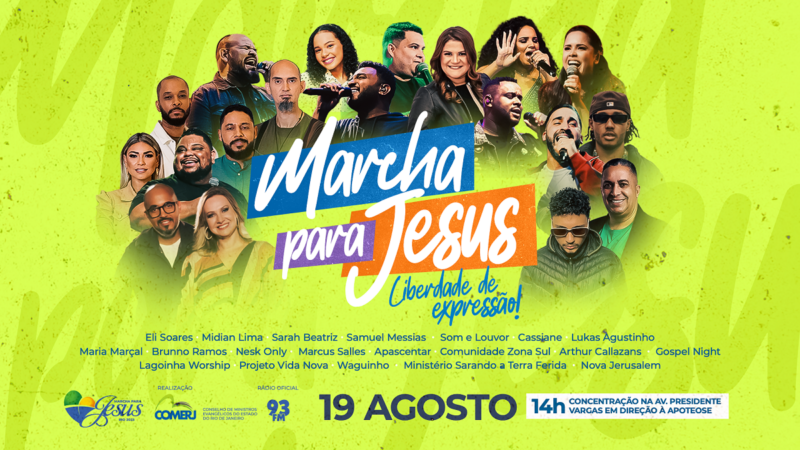 Marcha Para Jesus do Rio de Janeiro terá esquema especial de trânsito para o evento neste sábado