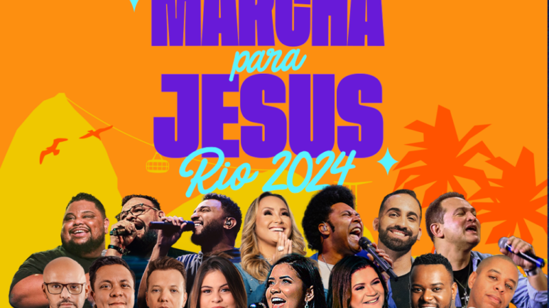 Marcha Para Jesus do Rio de Janeiro tem data da 17ª edição confirmada juntamente com slogan e atrações