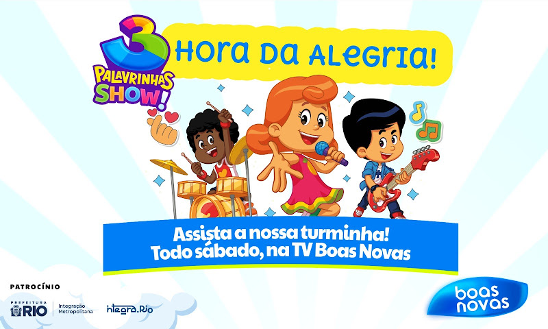 3 Palavrinhas e Rede Boas Novas fecham parceria