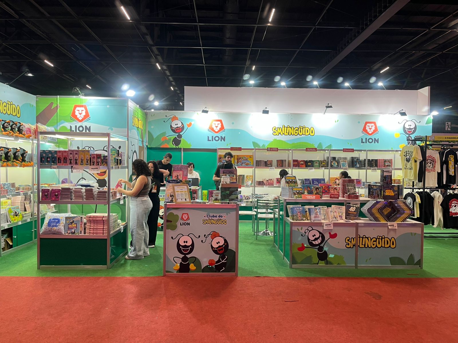 Lion Editora na Expo Cristã 2025 em São Paulo. Foto: Lucas Moraes.